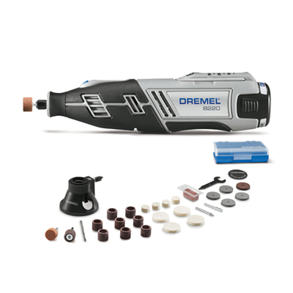 DREMEL CORDLESS 10.8V ROTARY TOOL 28 ACCESSORIES & 1 ATTACHMENT